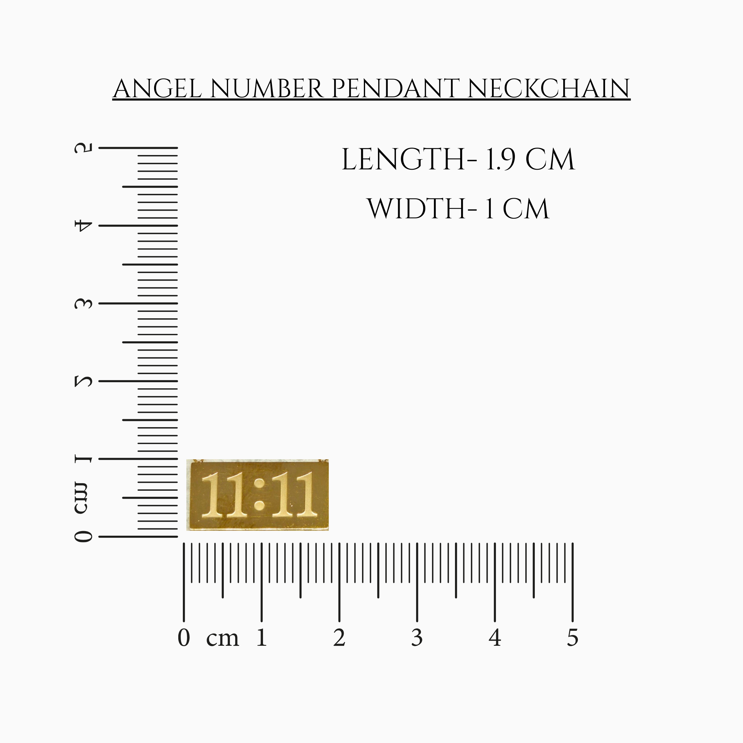 11:11 Pendant Necklace