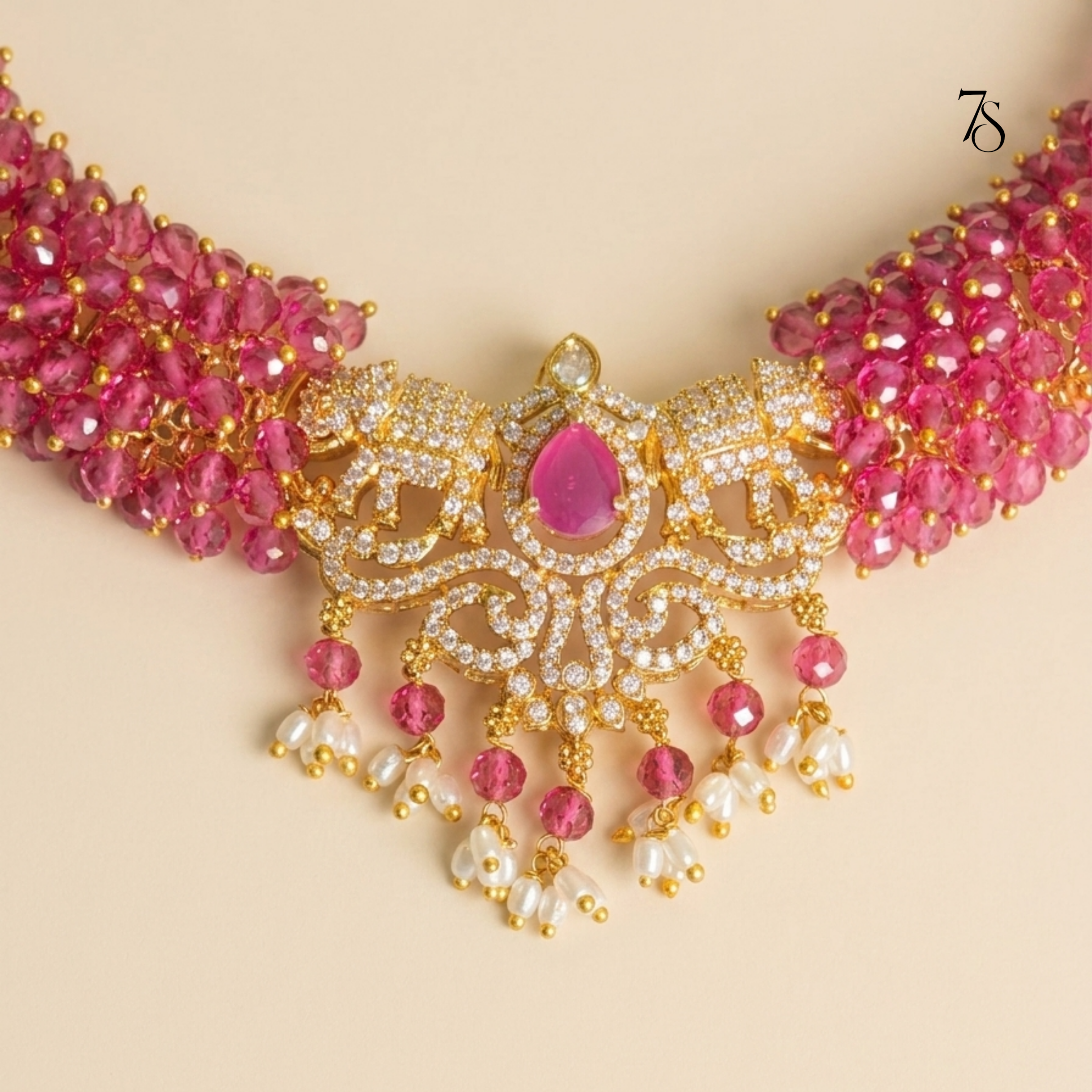 Gulaabi - Bead Necklace