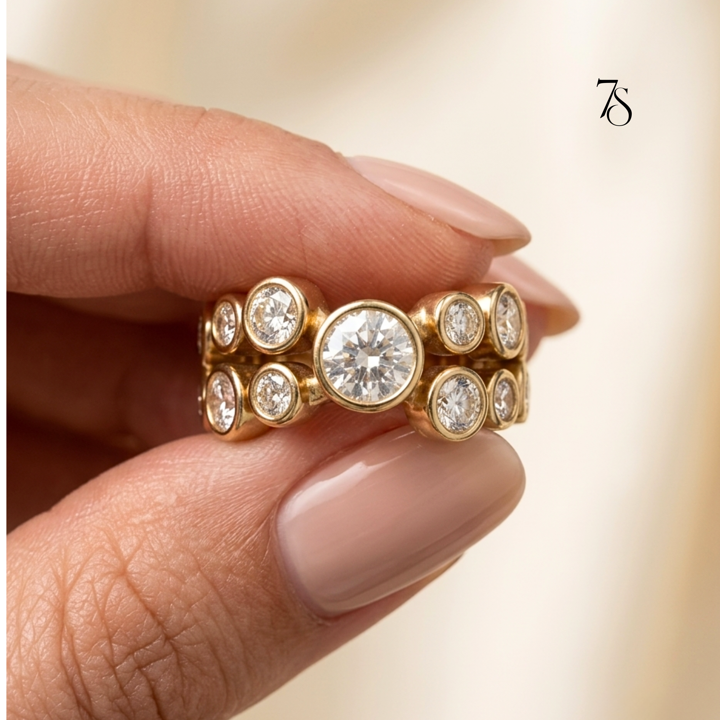 Bubble Eternity Ring