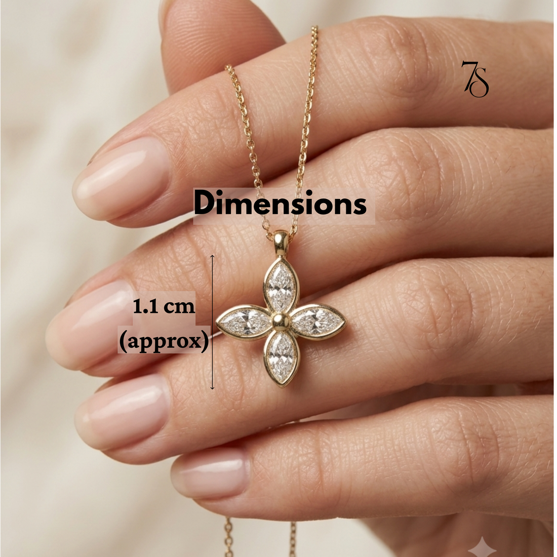 Lucky Bloom Petal Necklace
