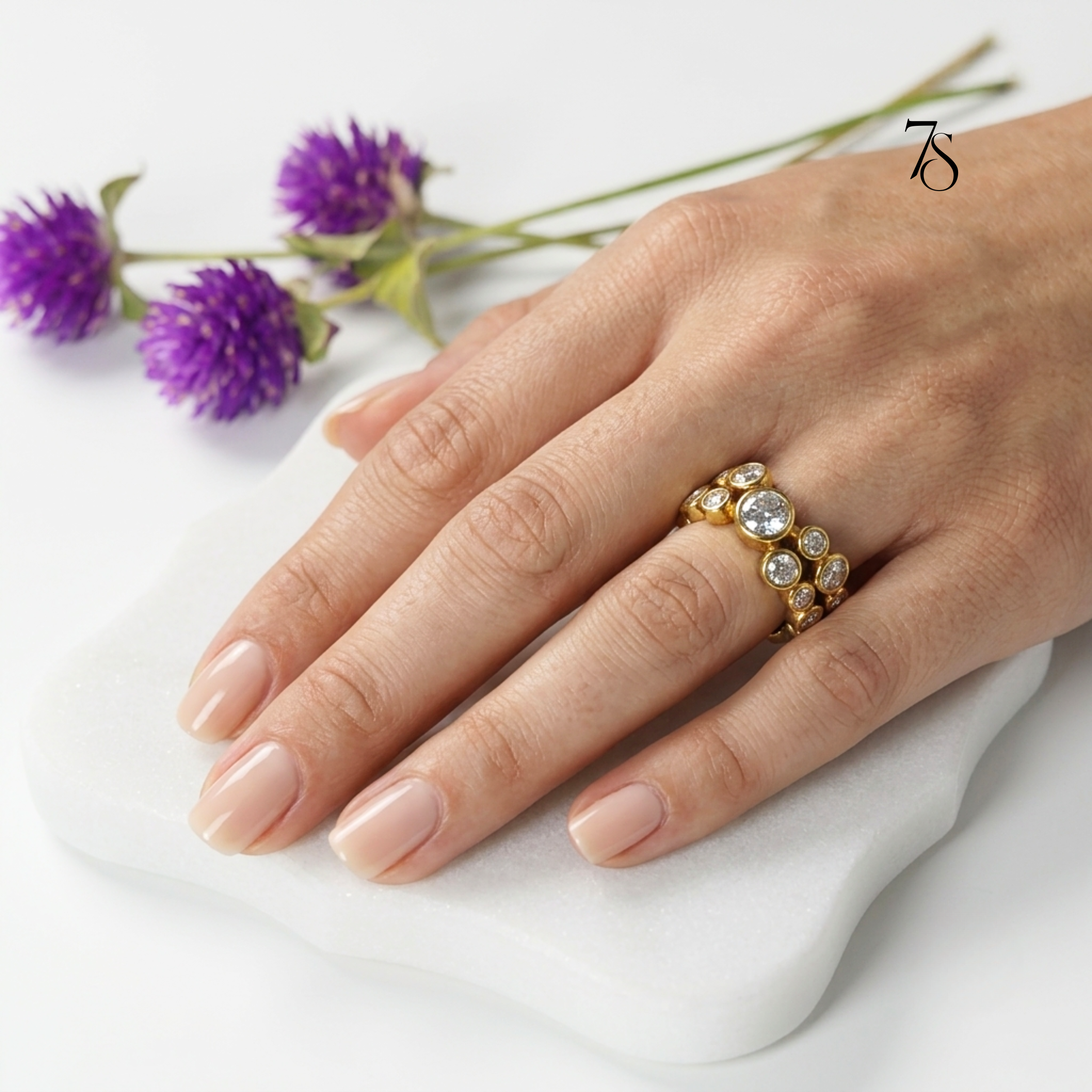 Bubble Eternity Ring