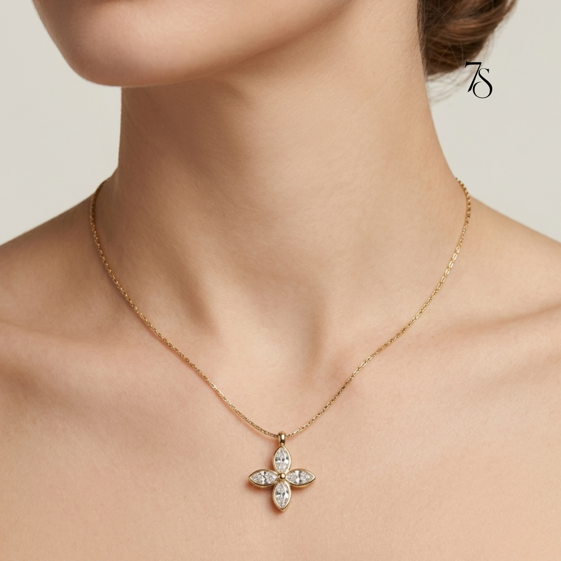 Lucky Bloom Petal Necklace
