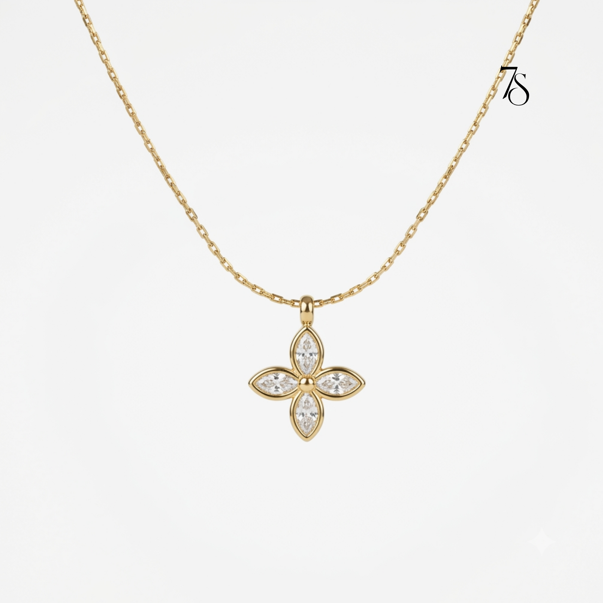 Lucky Bloom Petal Necklace