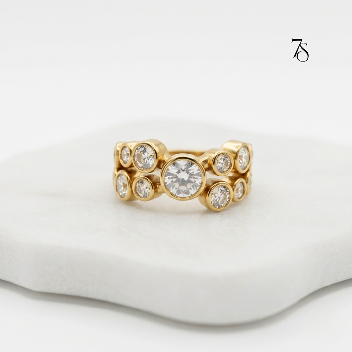 Bubble Eternity Ring