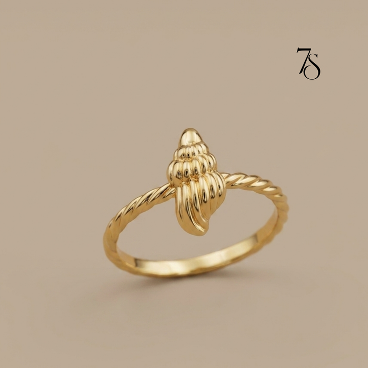 Sea Shell Adjustable Ring