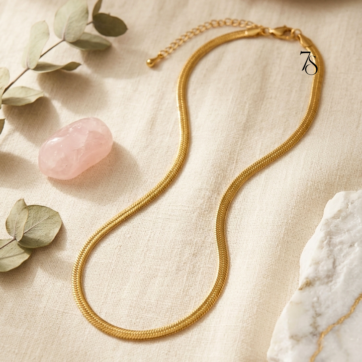 Sleek Snake Chain Necklace