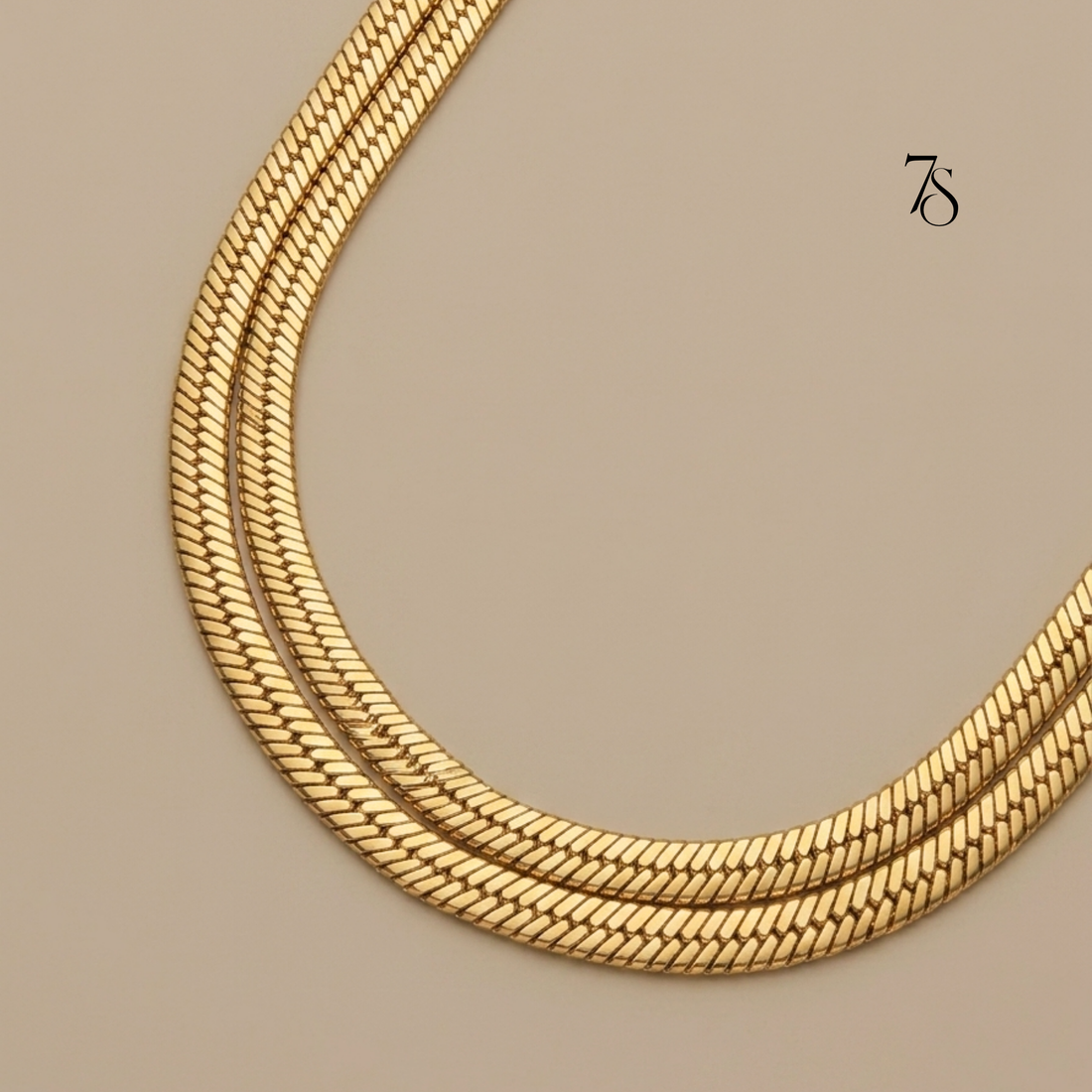 Sleek Snake Chain Necklace