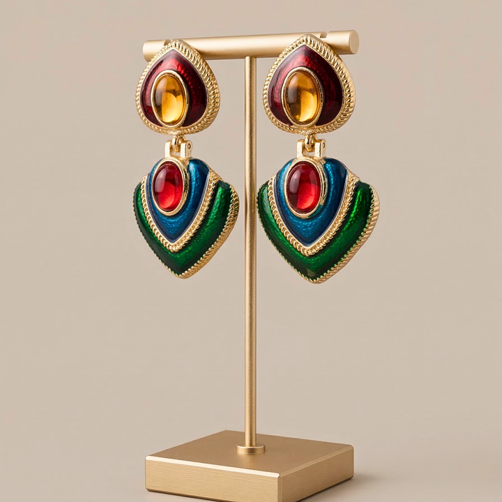 The Color-Block Statement Earrings