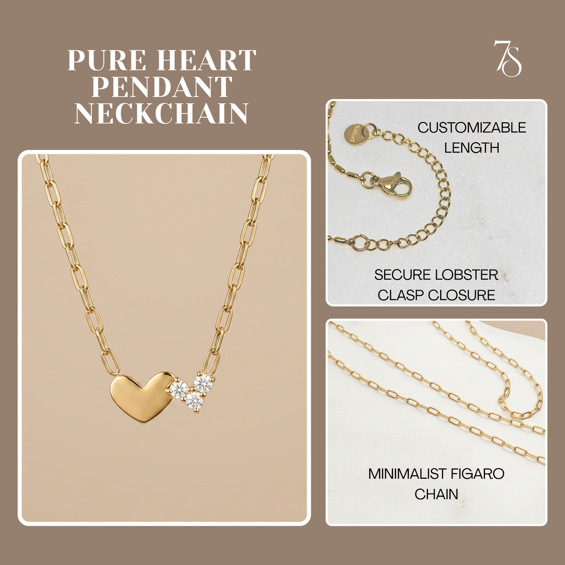 Pure Heart Pendant Neckchain