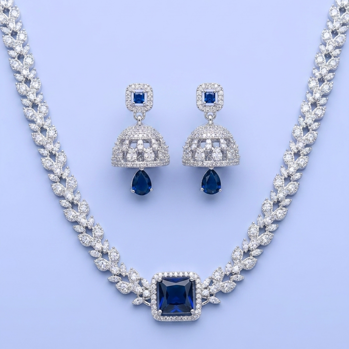 Sapphire Royale CZ Jewellery Set