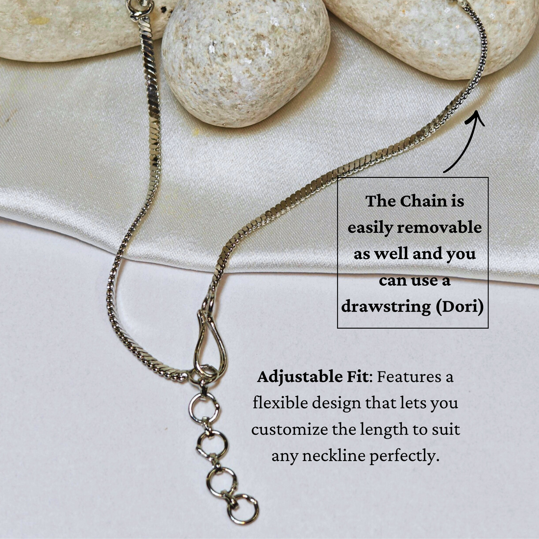 Midnight Blue Teardrop AD Necklace Set for Weddings | Premium CZ Jewellery