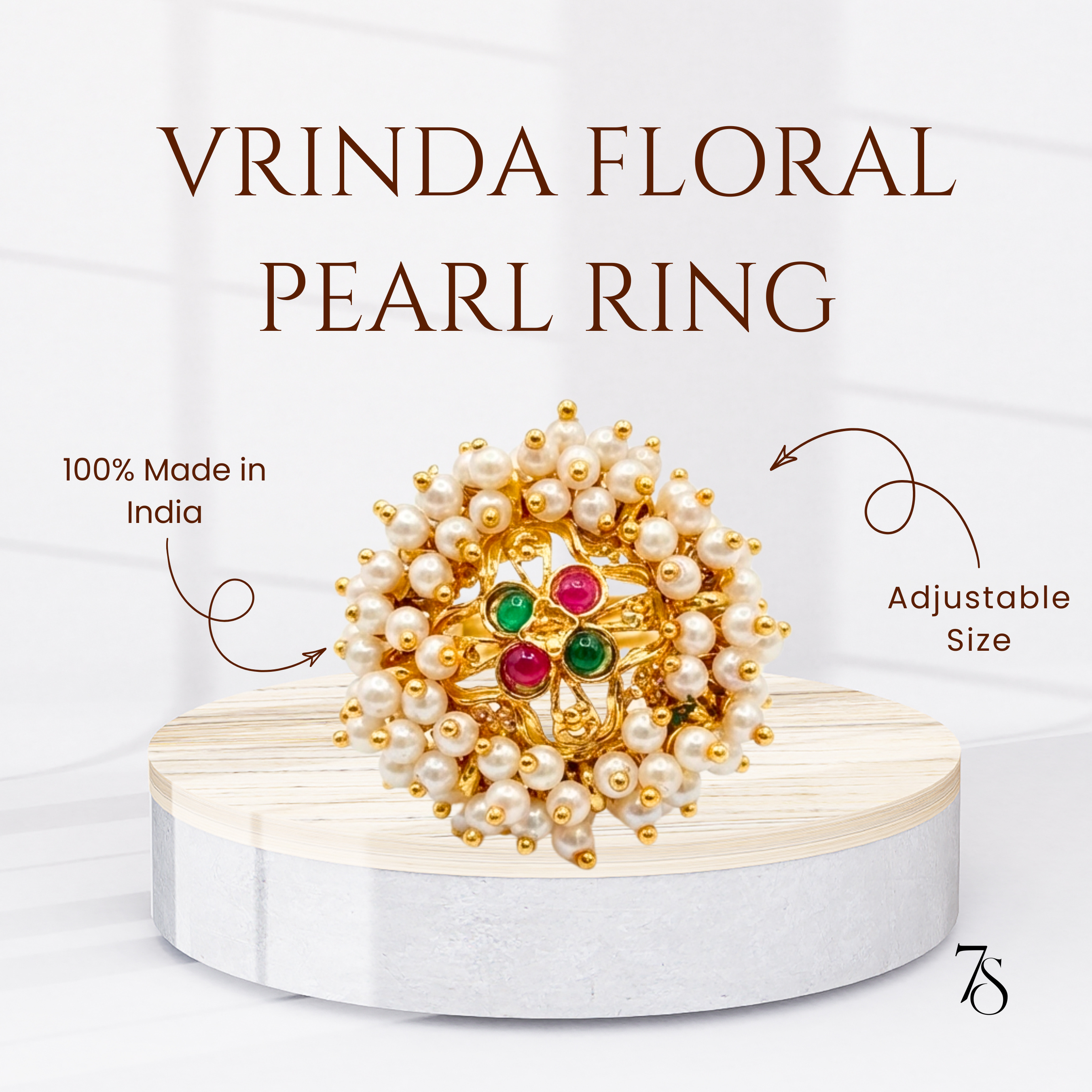 Floral Pearl Heritage Ring Collection