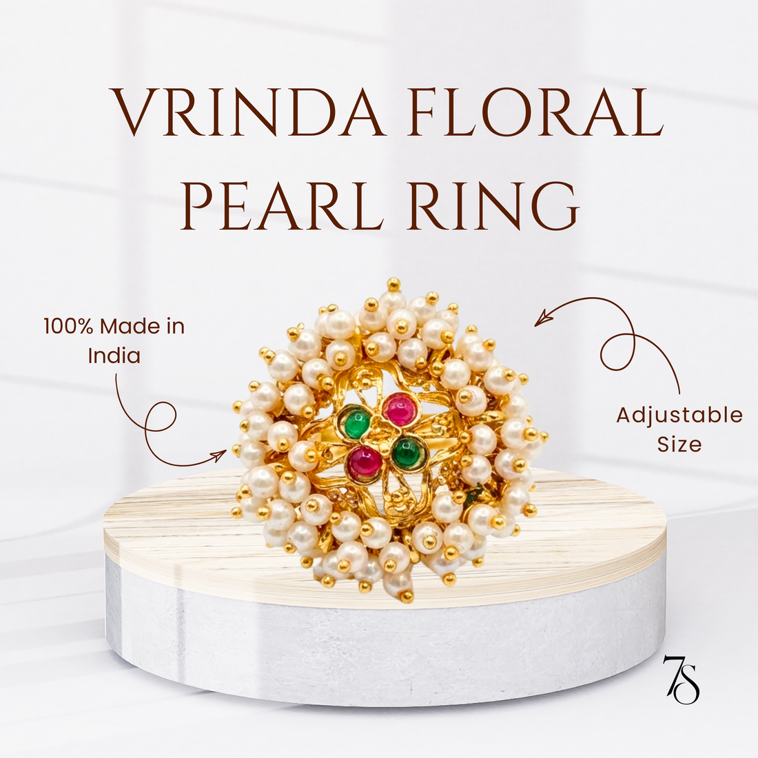 Floral Pearl Heritage Ring Collection