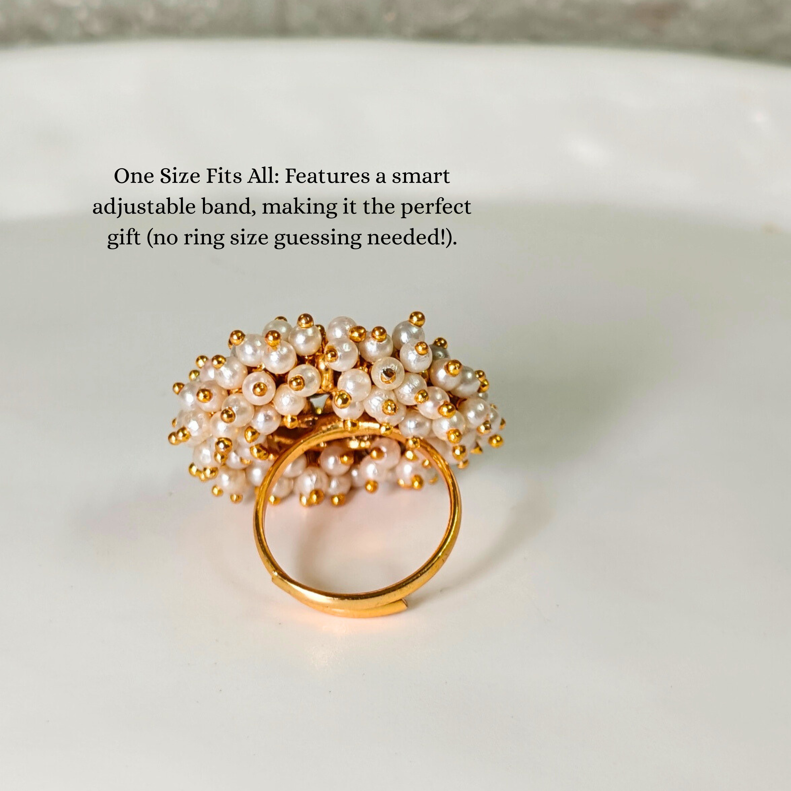 Floral Pearl Heritage Ring Collection