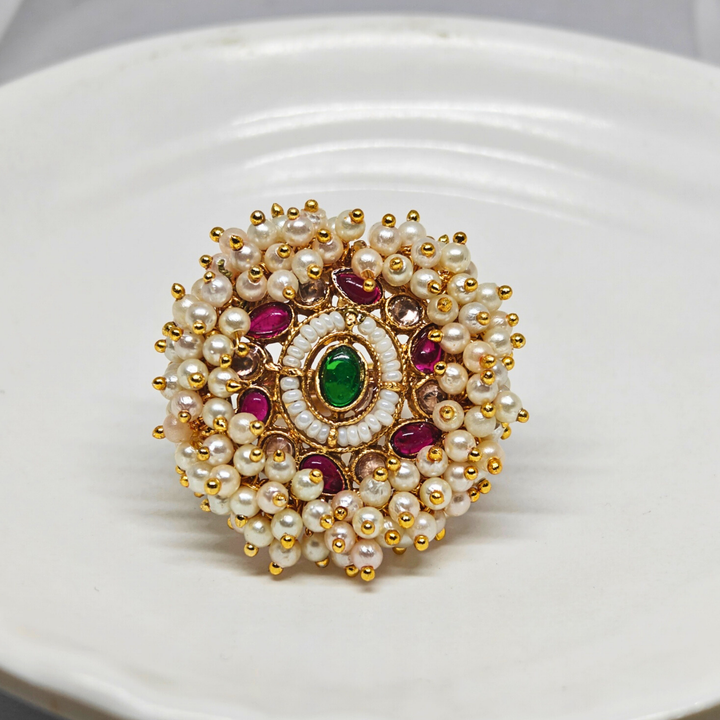 Floral Pearl Heritage Ring Collection