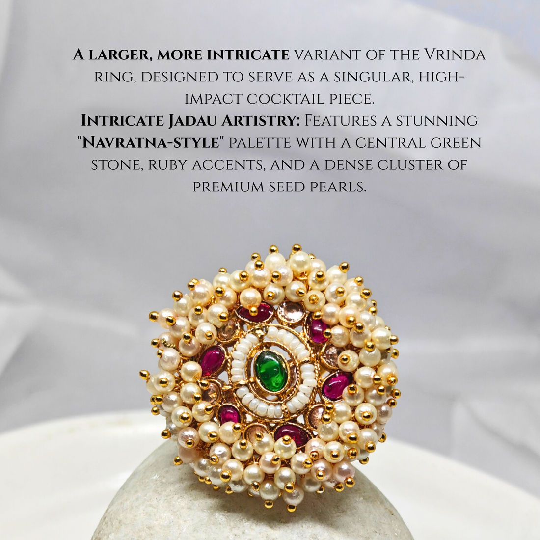 Floral Pearl Heritage Ring Collection