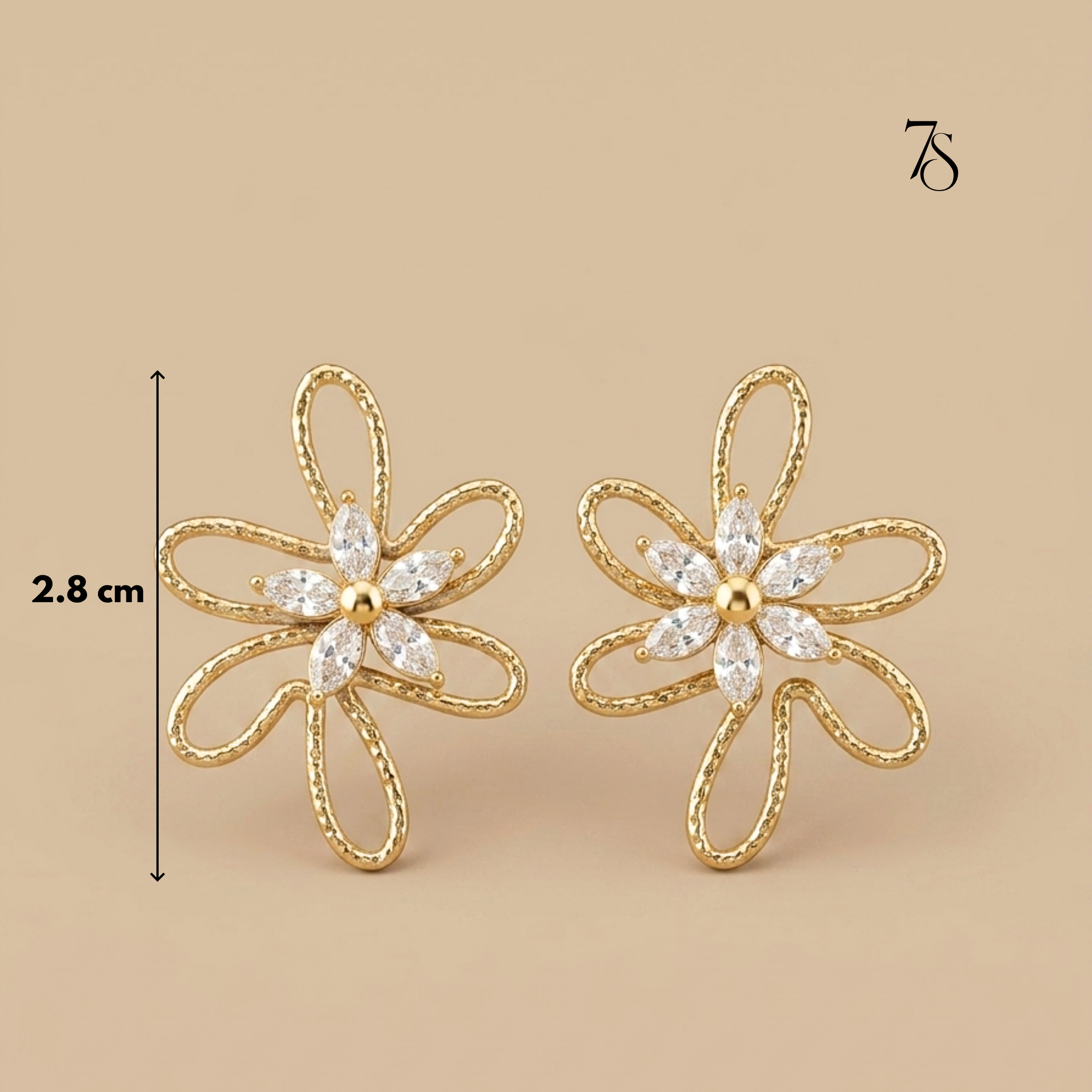 Petal Twist Stud Earrings