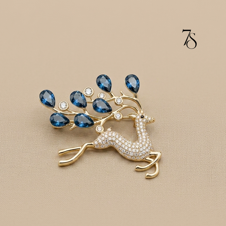 The Enchanted Deer Pin