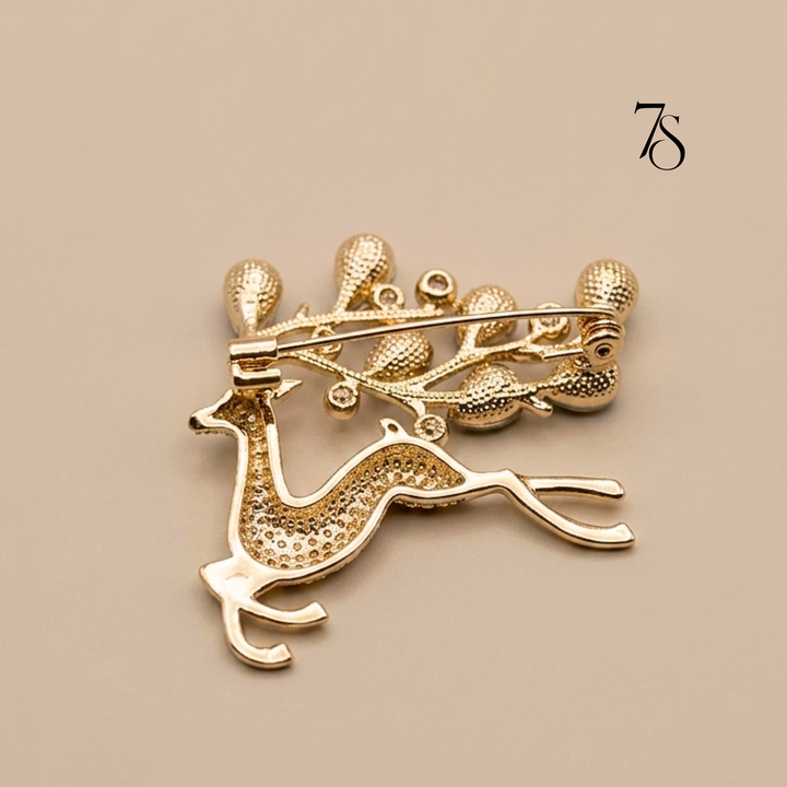 The Enchanted Deer Pin