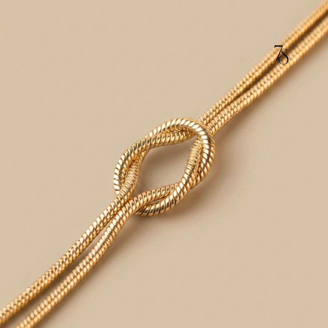 Love Knot Double Strand Bracelet