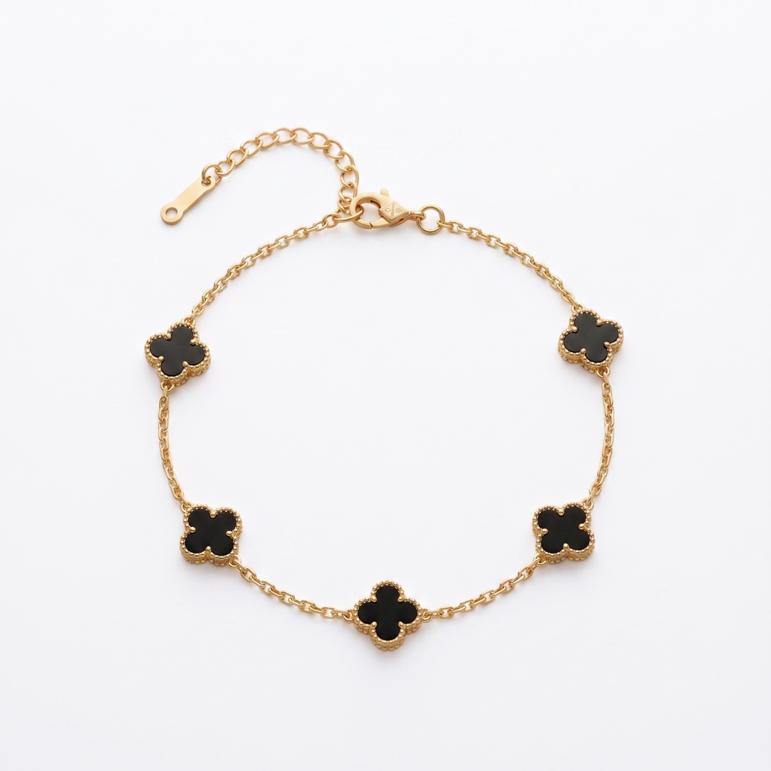 Reversible Clover Charm Bracelet