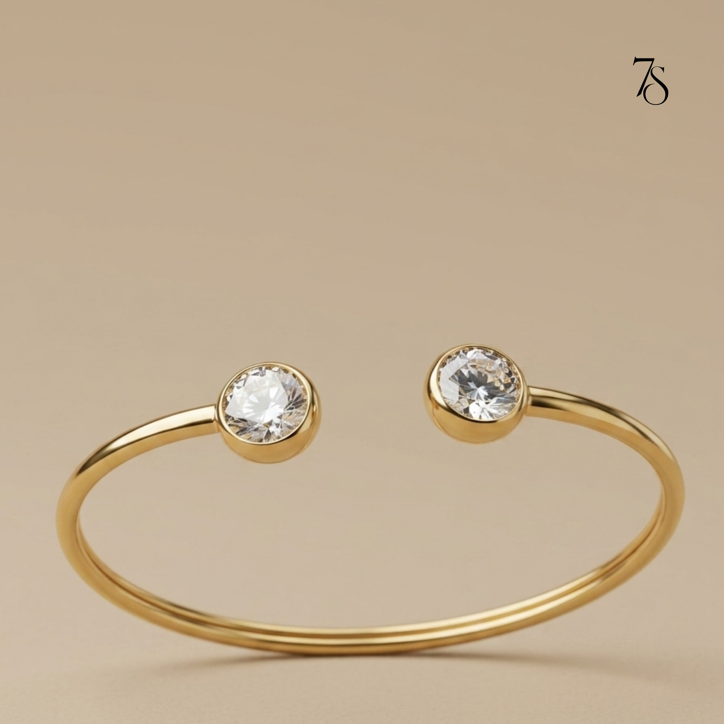 Dual-Stone Open Cuff