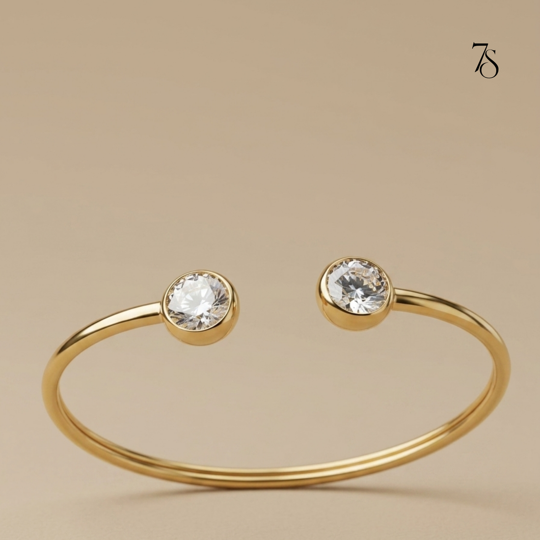 Dual-Stone Open Cuff