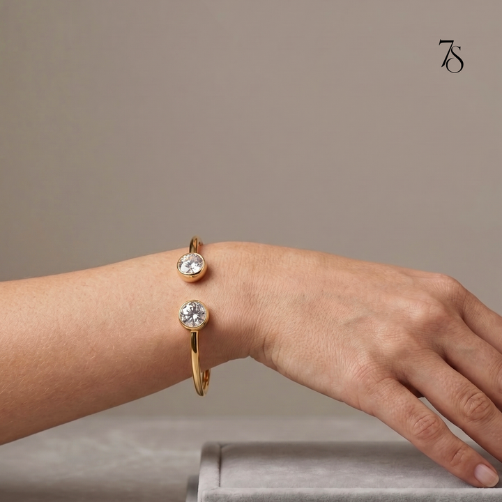 Dual-Stone Open Cuff