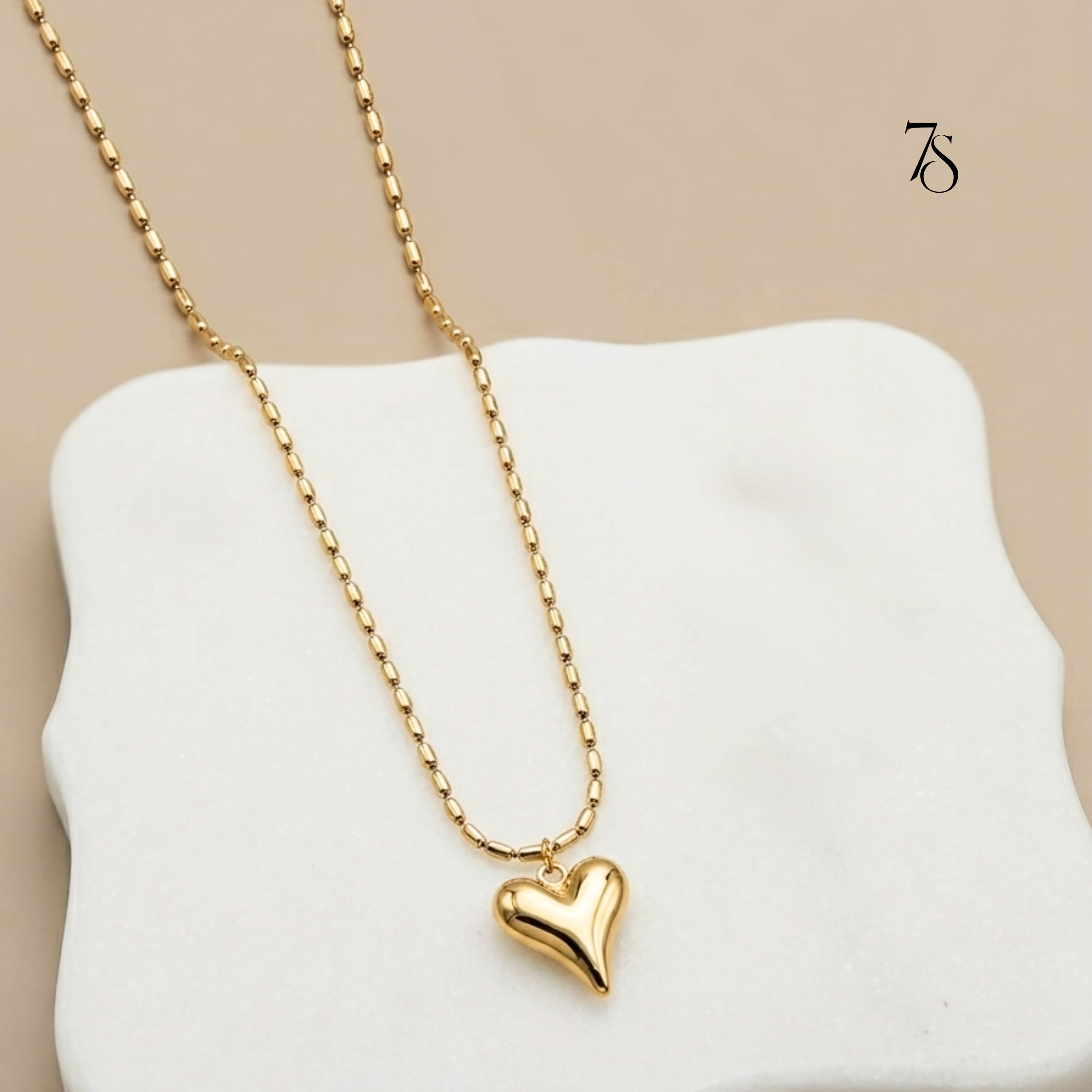 Puffy Heart Necklace