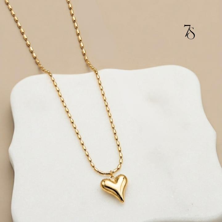 Puffy Heart Necklace