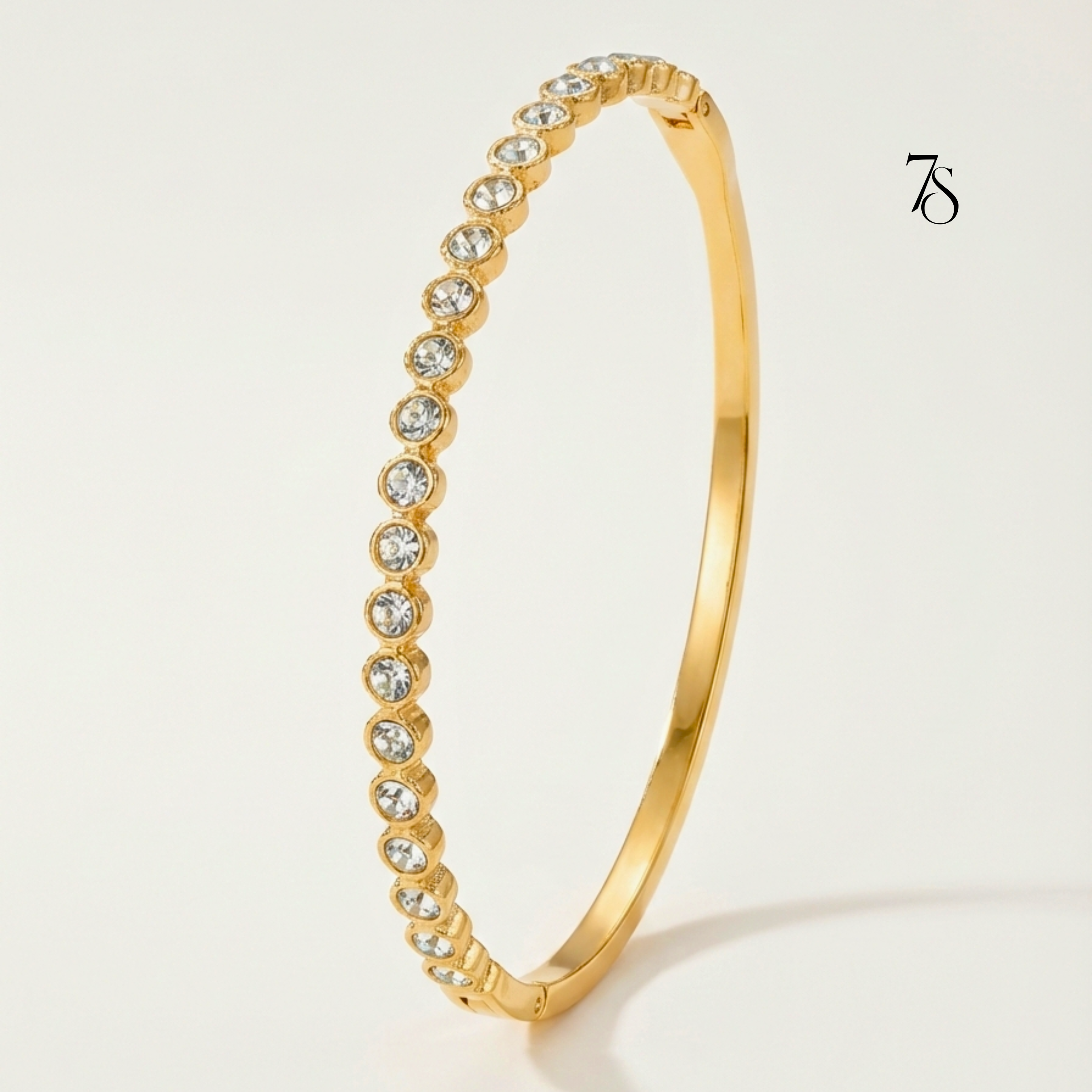 The Ethereal Glow Bangle Bracelet