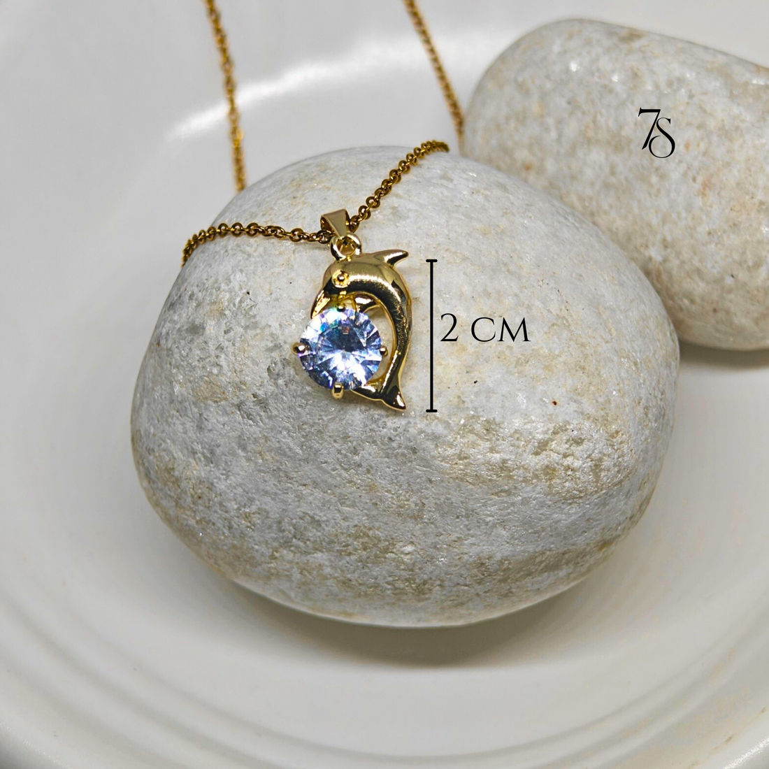 Dolphin Pendant Necklace - Tarnish-Free & Gold Plated