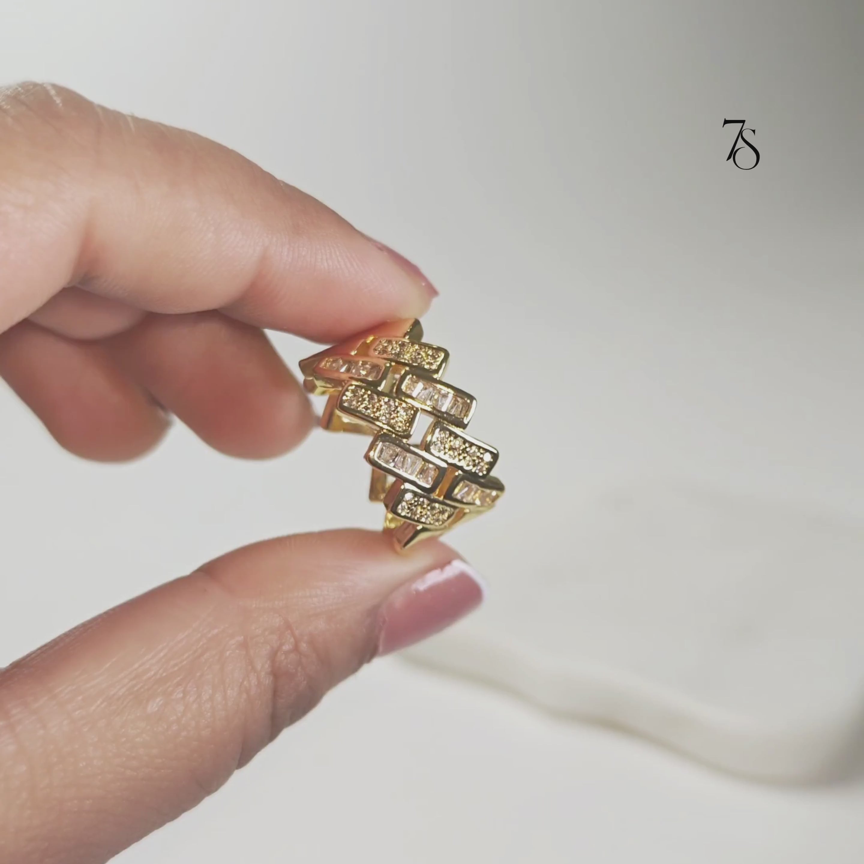 Brick Band Ring