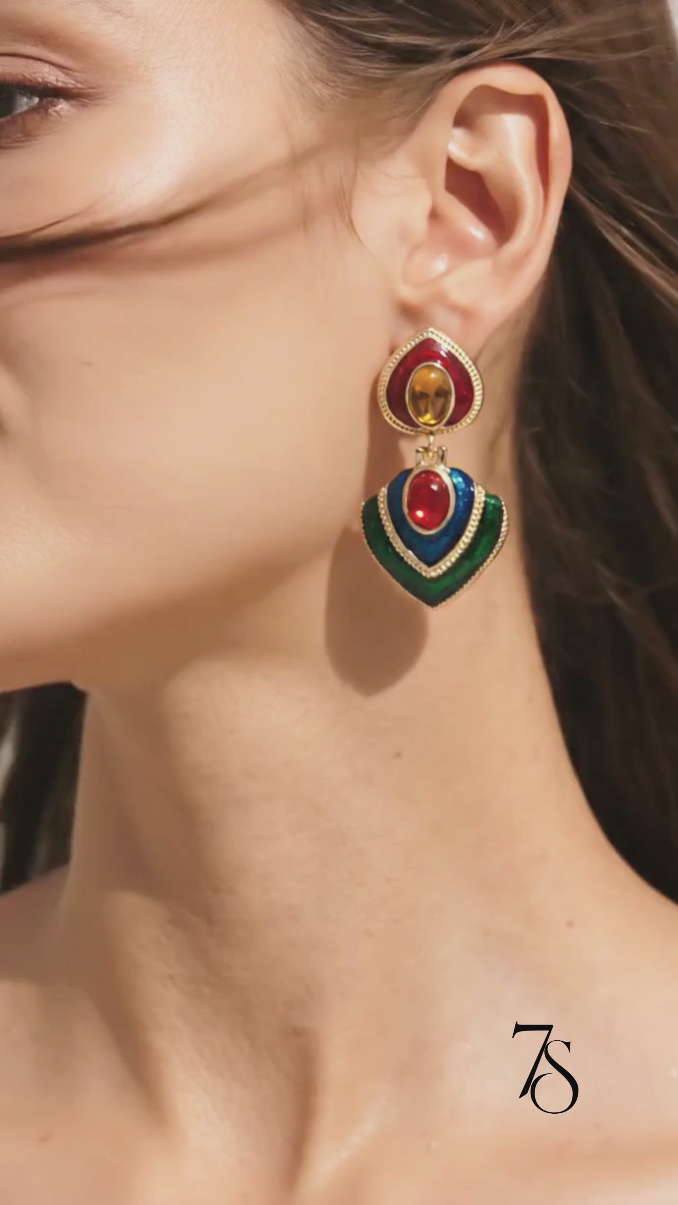 The Color-Block Statement Earrings