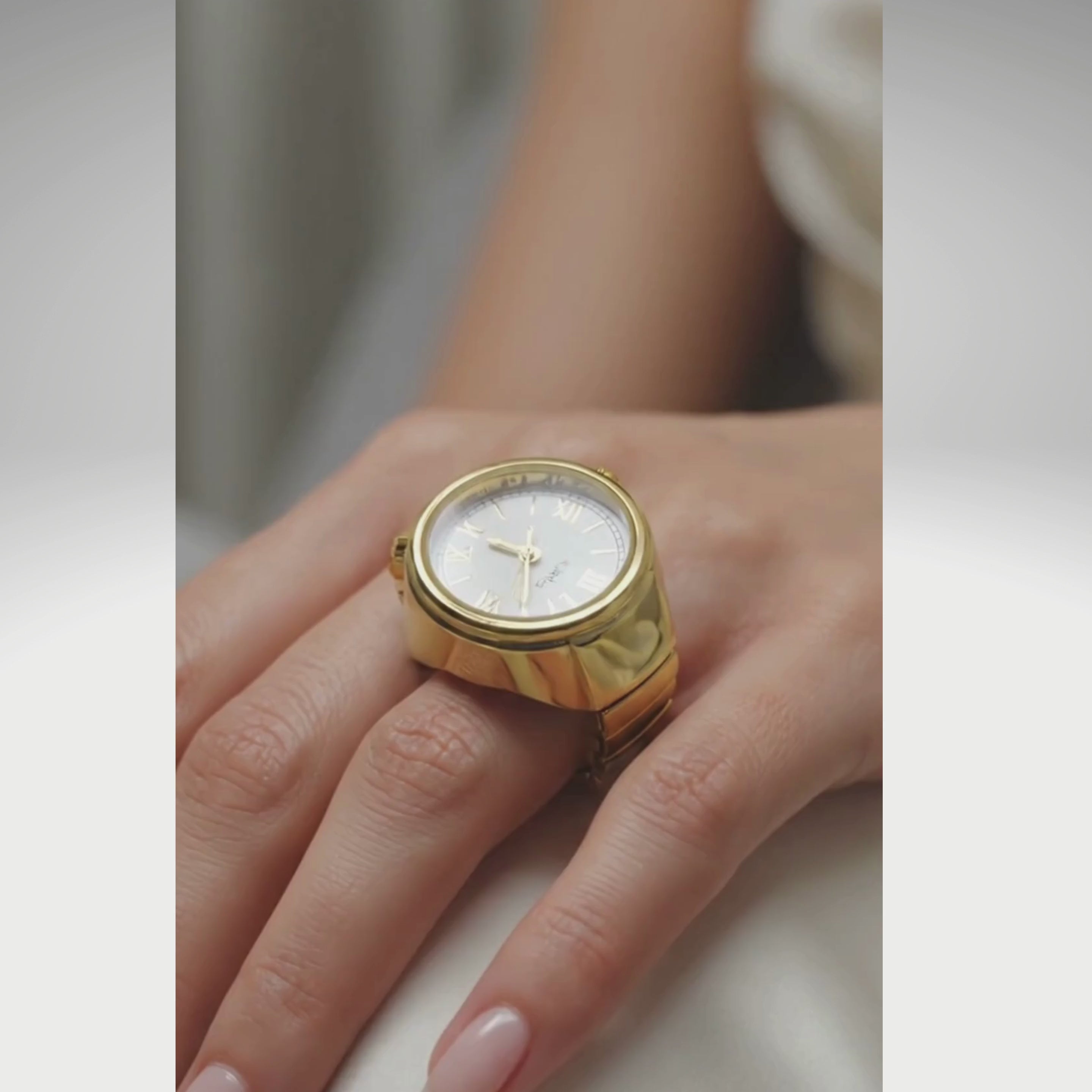 TinyTick : Analog Watch Ring for Women